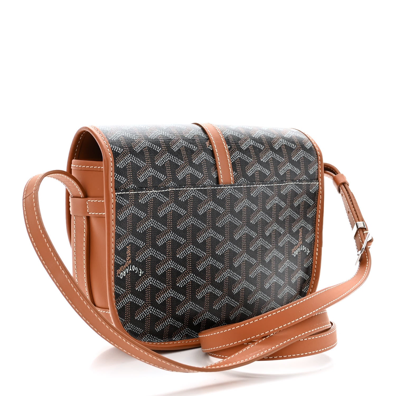 Goyard Goyardine Belvedere II PM Messenger Bag Black Gold 3 of 10