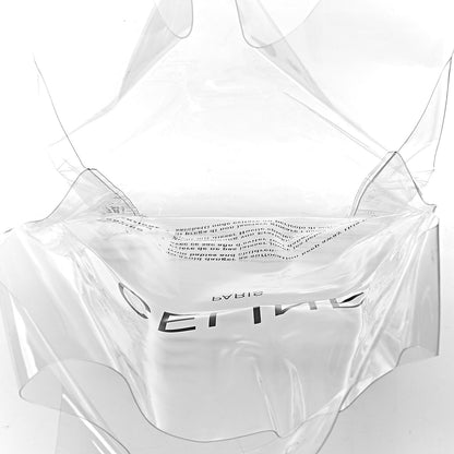 Celine Plastic Bag with Cloudy Lambskin Solo Zip Pouch Clutch Celadon 5 of 8