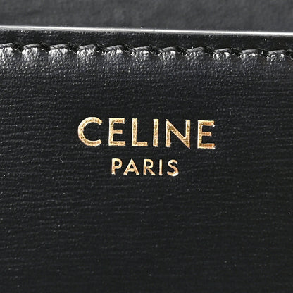 Celine Shiny Calfskin Triomphe Shoulder Bag Black 6 of 11