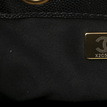 Chanel Caviar Quilted Medium Chanel 25 Handbag Black 8 of 12