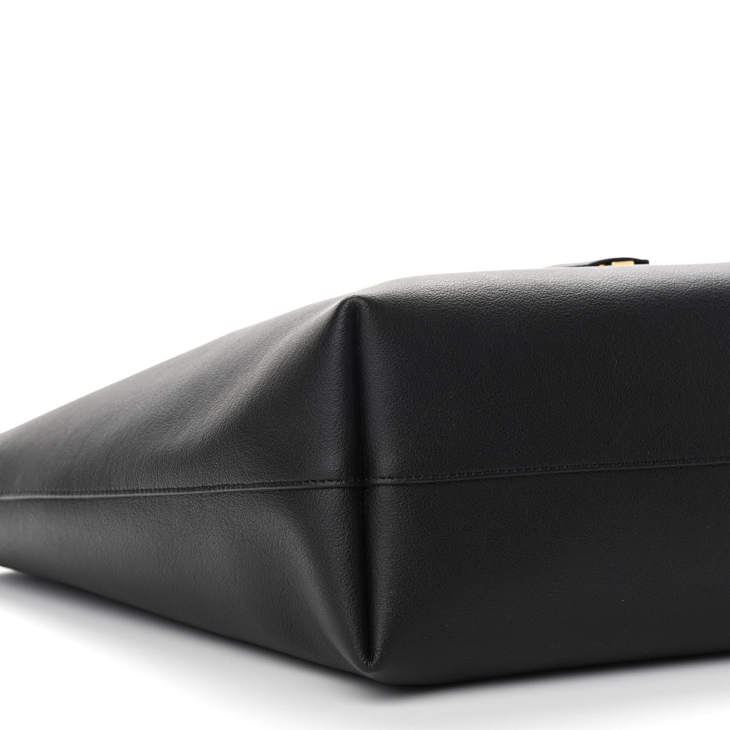 Saint Laurent Calfskin Large Shopping Tote Black 10 of 11