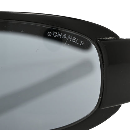 Chanel Acetate CC Sunglasses 4116 Black Black 6 of 9