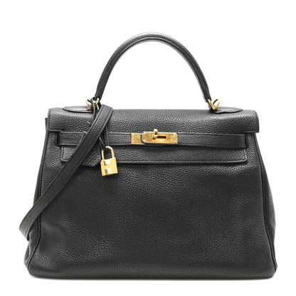 Hermes Togo Kelly Retourne 32 Black 1 of 10