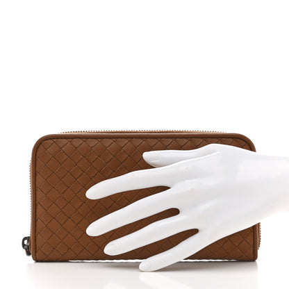 Bottega Veneta Nappa Intrecciato Zip Around Wallet Edoardo 2 of 8