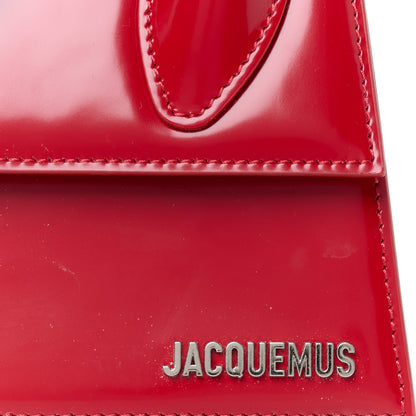 Jacquemus Glazed Calfskin Le Chiquito Boucle Moyen Red 7 of 9