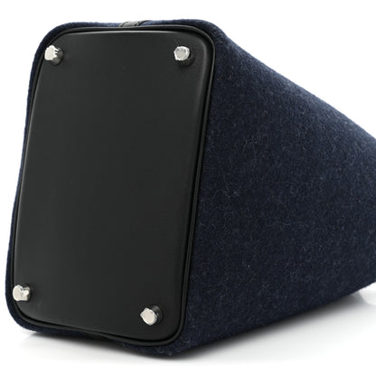 Hermes Feutre Swift Picotin Lock 18 PM Bleu Nuit Black 8 of 13