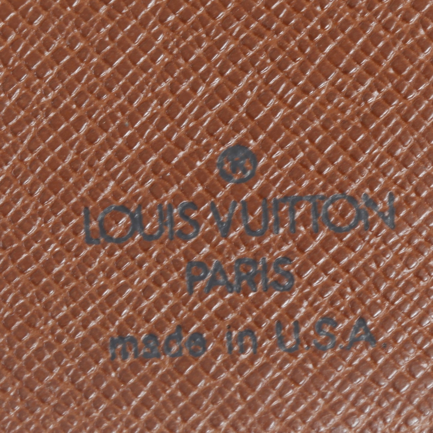 Monogram Mini Agenda Cover w Pencil