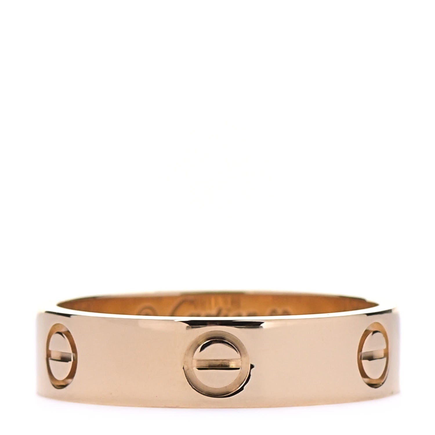 Cartier 18K Yellow Gold 5.5mm LOVE Ring 62 10 1 of 7