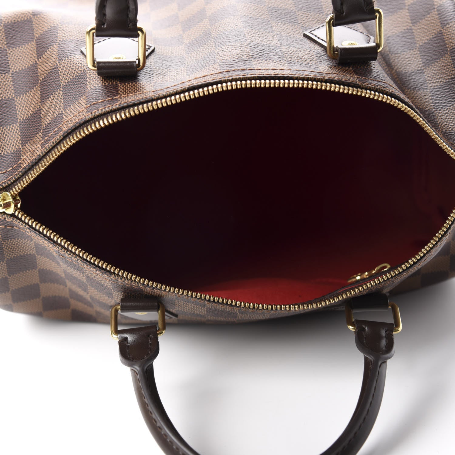 Louis Vuitton Damier Ebene Speedy Bandouliere 30 6 of 12