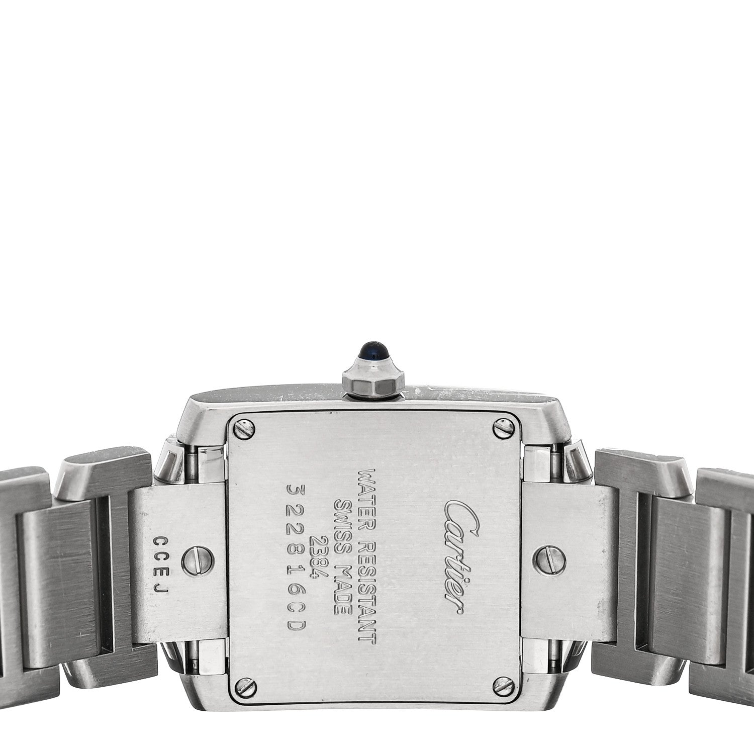 Cartier Stainless Steel 20mm Tank Francaise Quartz Watch 4 of 4