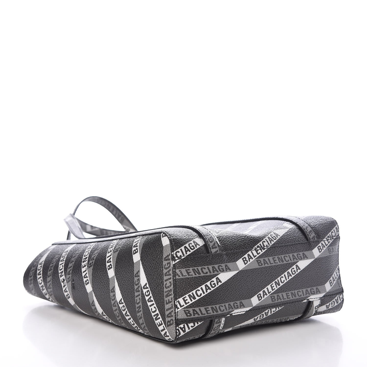 Balenciaga Coated Canvas Losange Monogram Mini Tote Black Grey 4 of 8