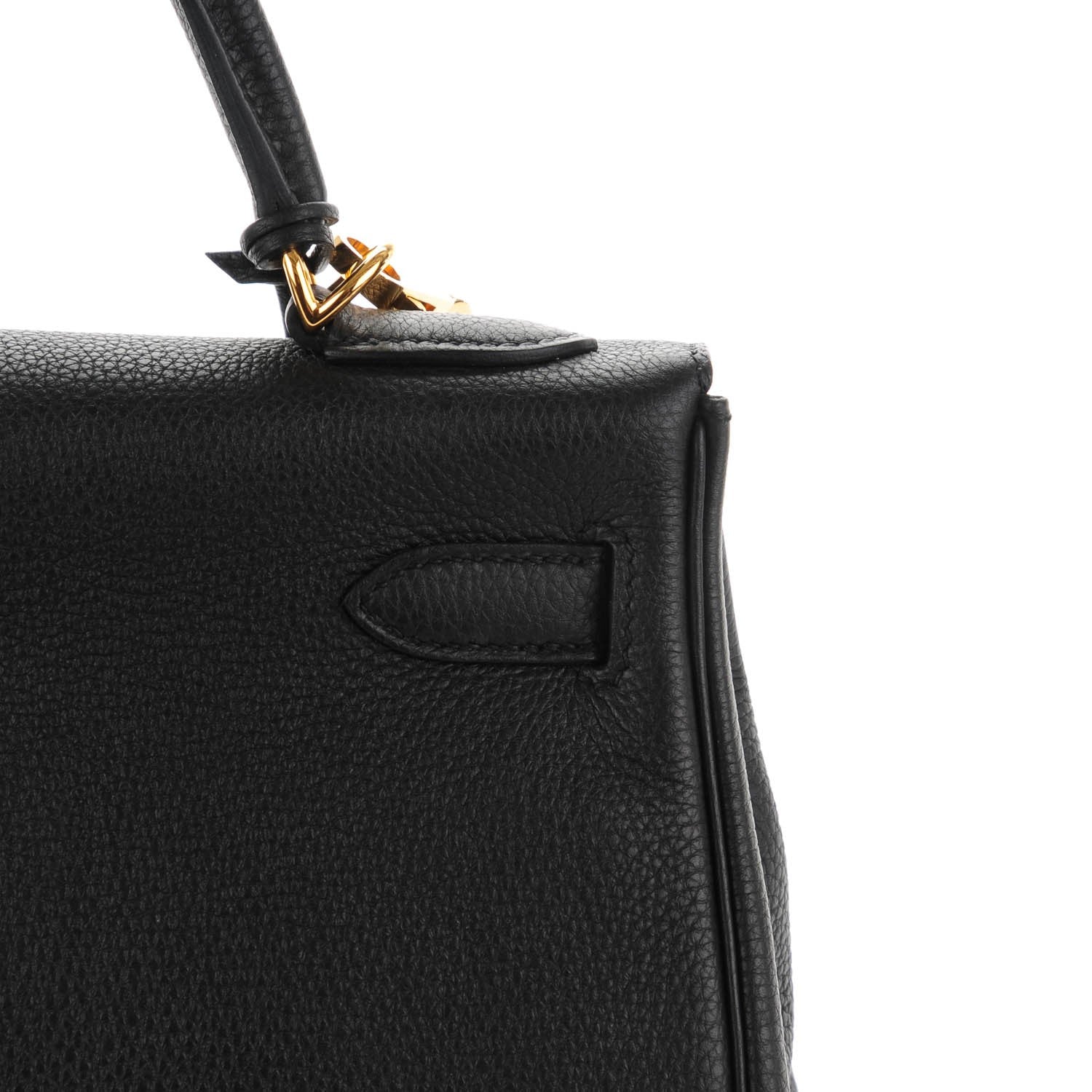 Hermes Togo Kelly Retourne 32 Black 16 of 22