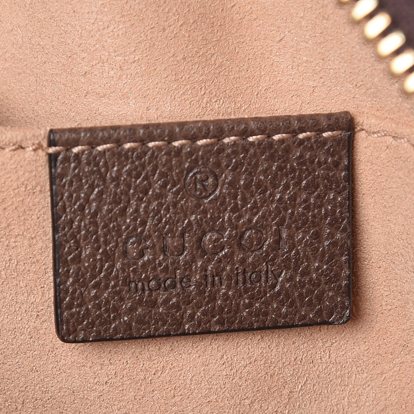 GG Supreme Monogram Web Mini Ophidia Shoulder Bag Brown