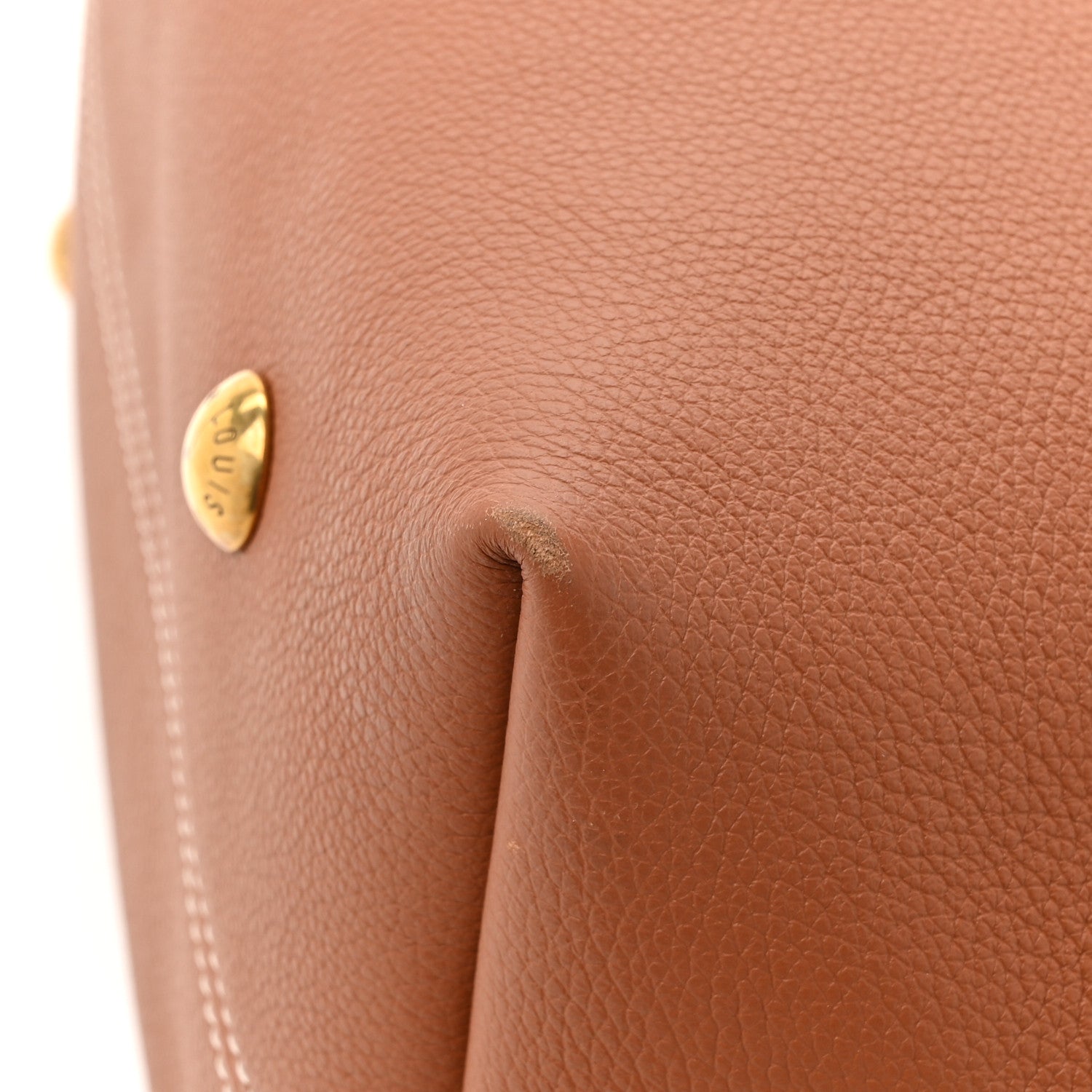 Louis Vuitton Grained Calfskin Low Key Hobo MM Cognac 12 of 14