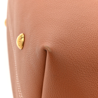 Louis Vuitton Grained Calfskin Low Key Hobo MM Cognac 12 of 14