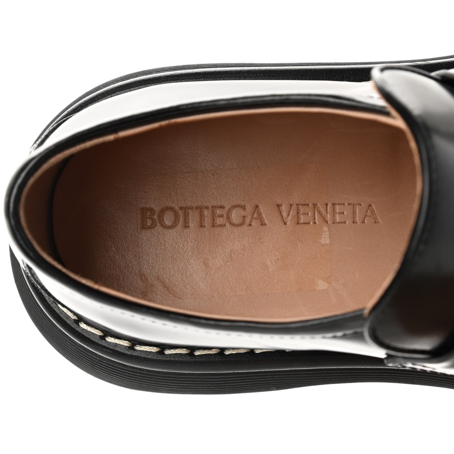 Brushed Calfskin Swell Loafers 40 Black