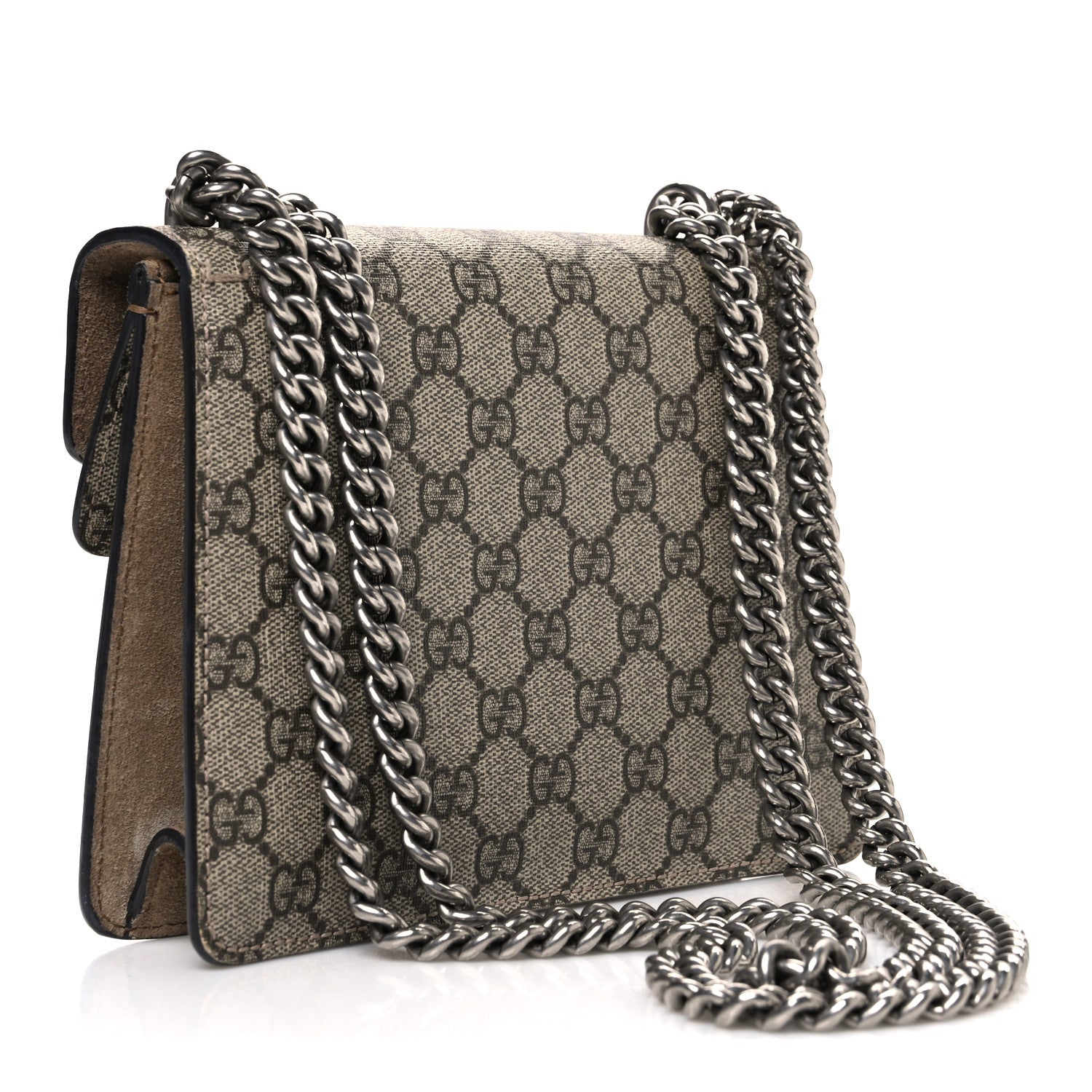 Gucci GG Supreme Monogram Mini Dionysus Shoulder Bag Taupe 3 of 10