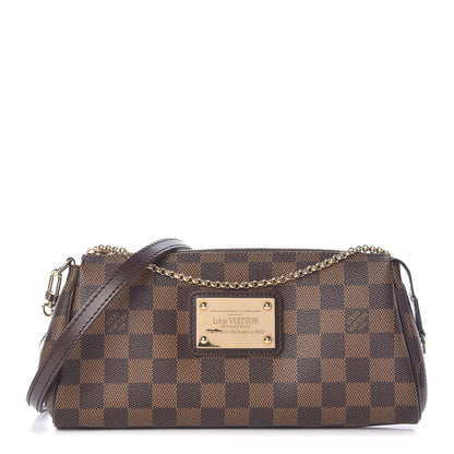 Louis Vuitton Damier Ebene Eva Clutch 1 of 10