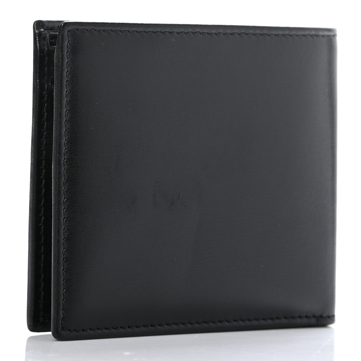 Gucci Calfskin Crest Bi-Fold Wallet Black 3 of 8