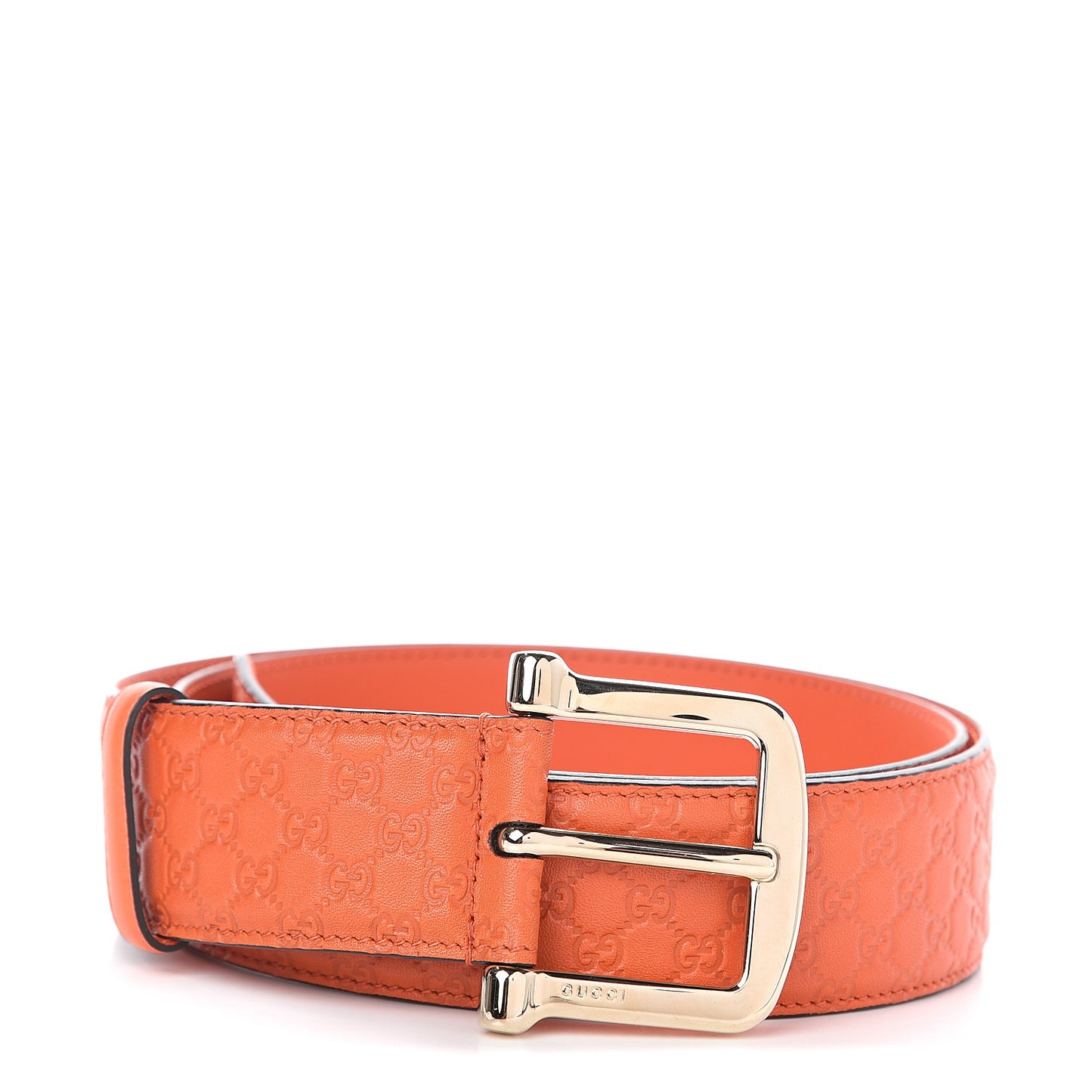 Soft Microguccissima 40mm Belt 90 36 Sun Orange