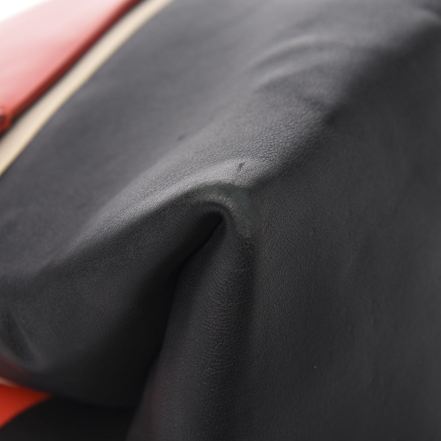 Calfskin All Soft Shoulder Bag Vermillion