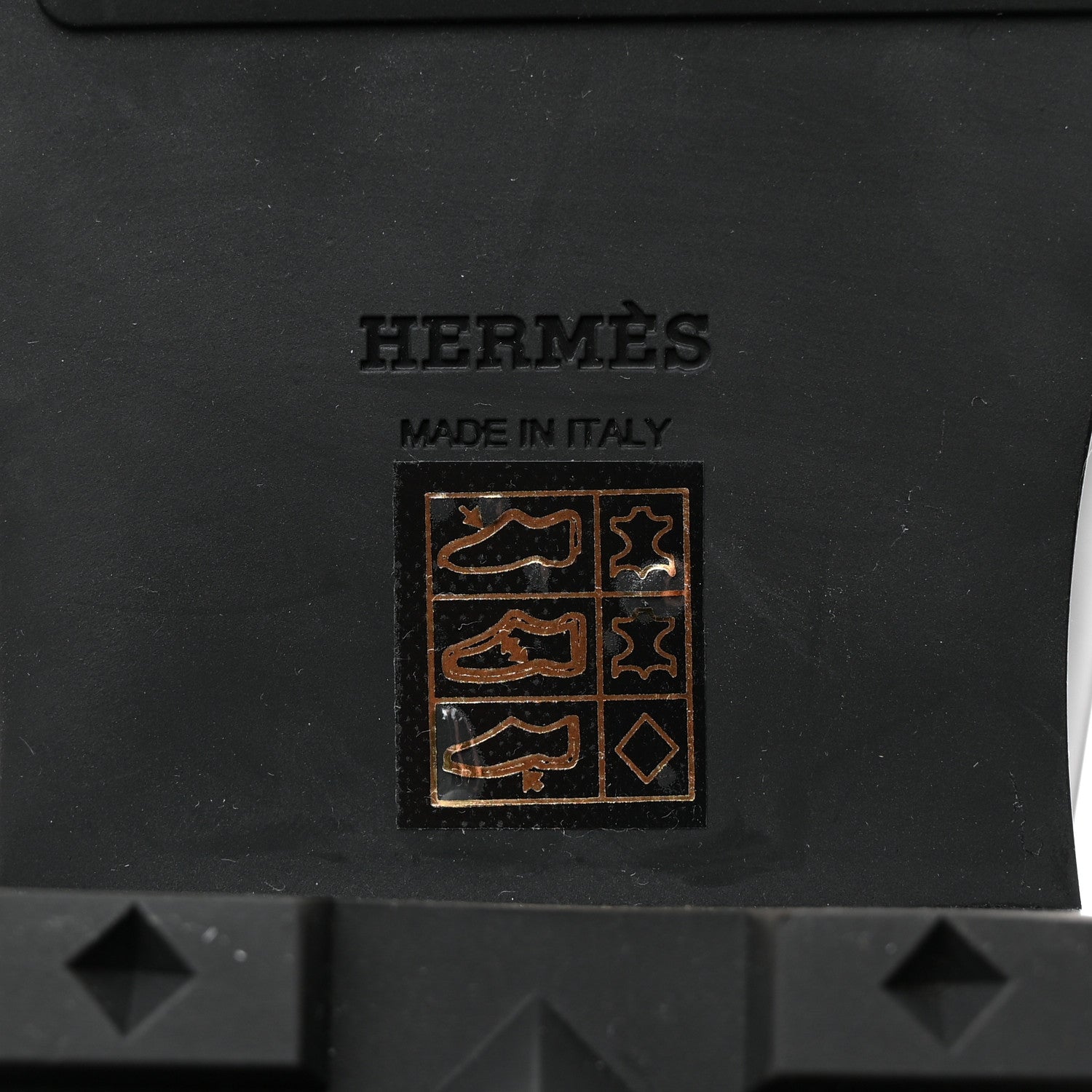 Hermes Glossed Calfskin Funk Ankle Boots 37 Black 8 of 9