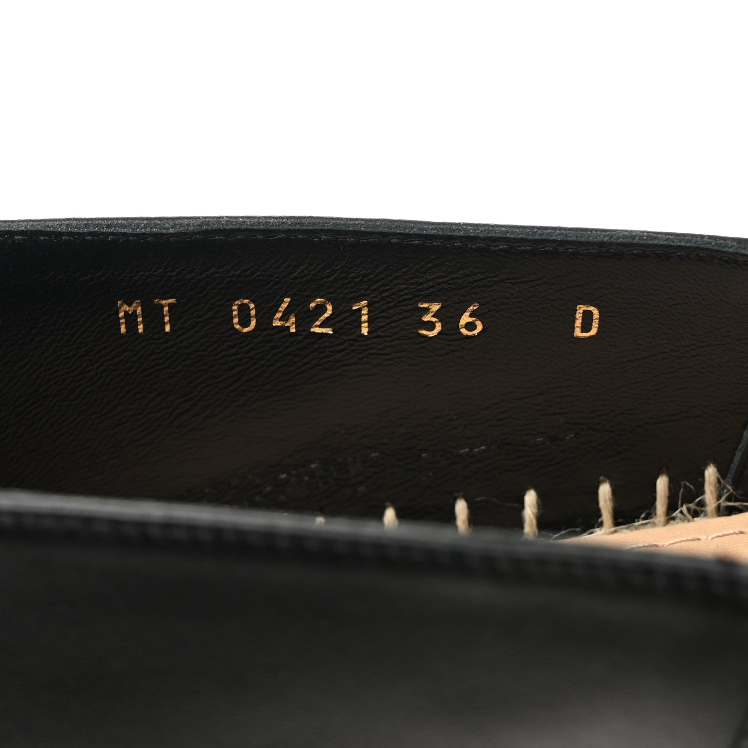 Christian Dior Lambskin Granville Espadrilles 36 Black 7 of 9