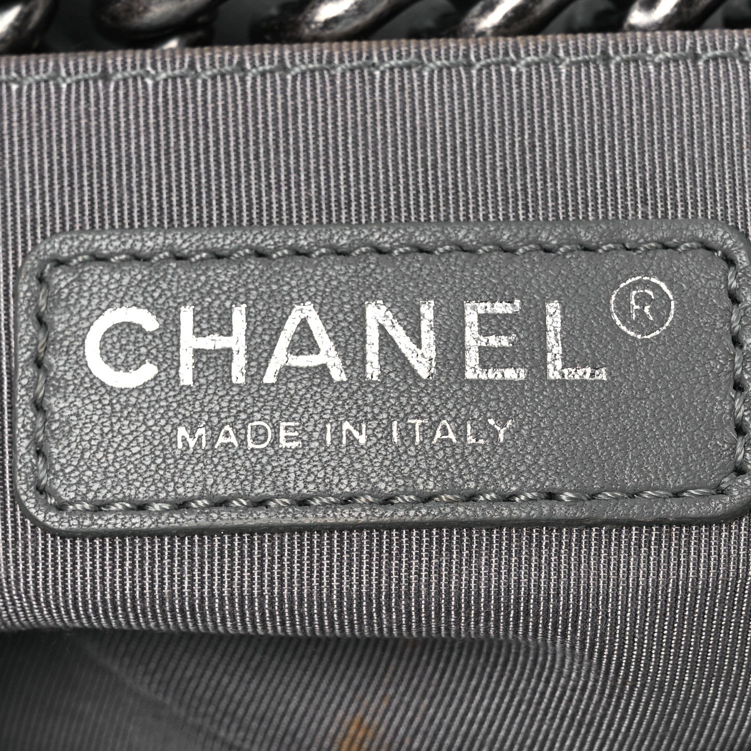 Chanel Metallic Lambskin Quilted Small Boy Flap Silver 7 of 17
