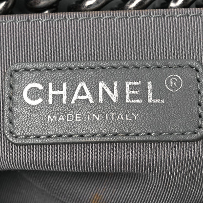 Chanel Metallic Lambskin Quilted Small Boy Flap Silver 7 of 17