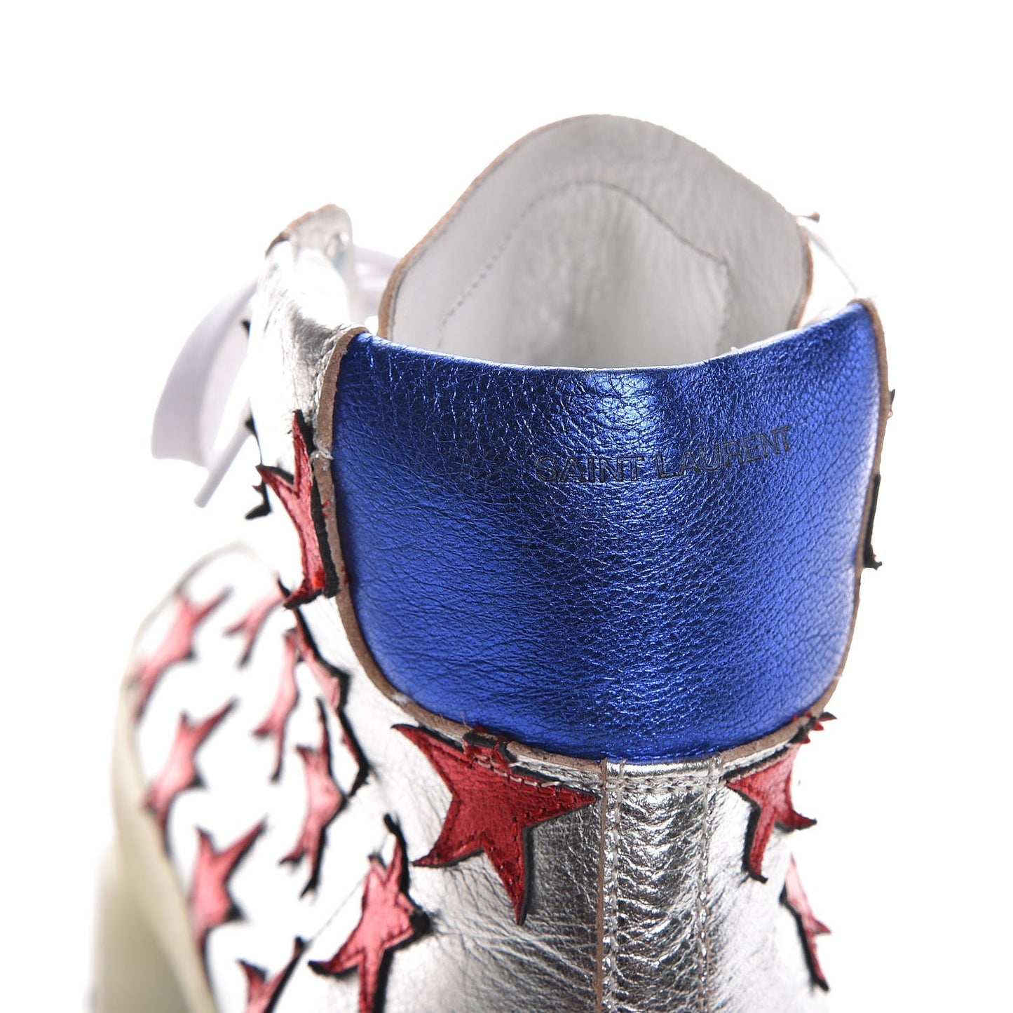 Metallic Calfskin California Court Classic Roller Skates 40 Platinum