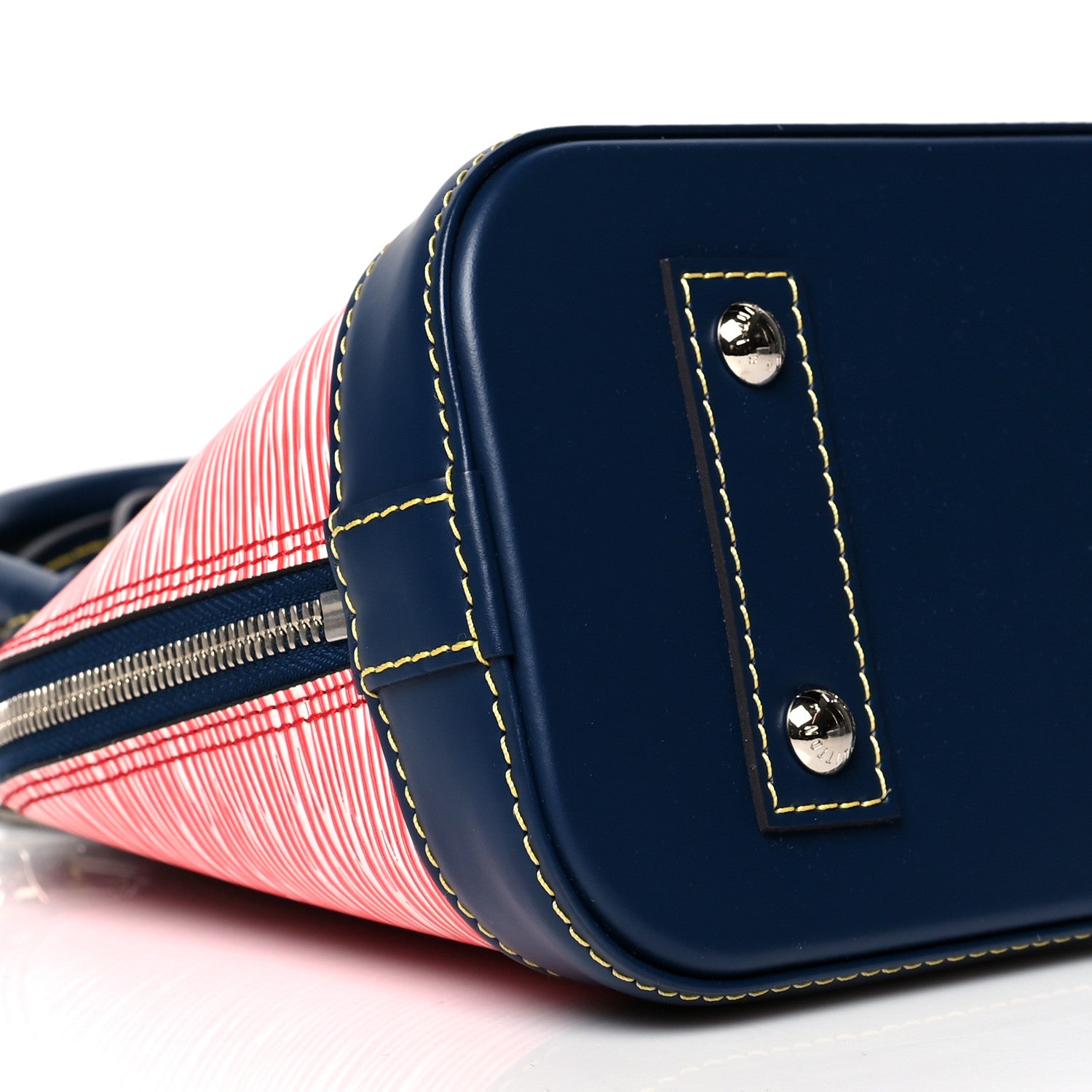 Louis Vuitton Epi Alma BB Denim Red 6 of 7