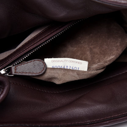 Bottega Veneta Nappa Intrecciato Parachute Bag Ebano 10 of 10