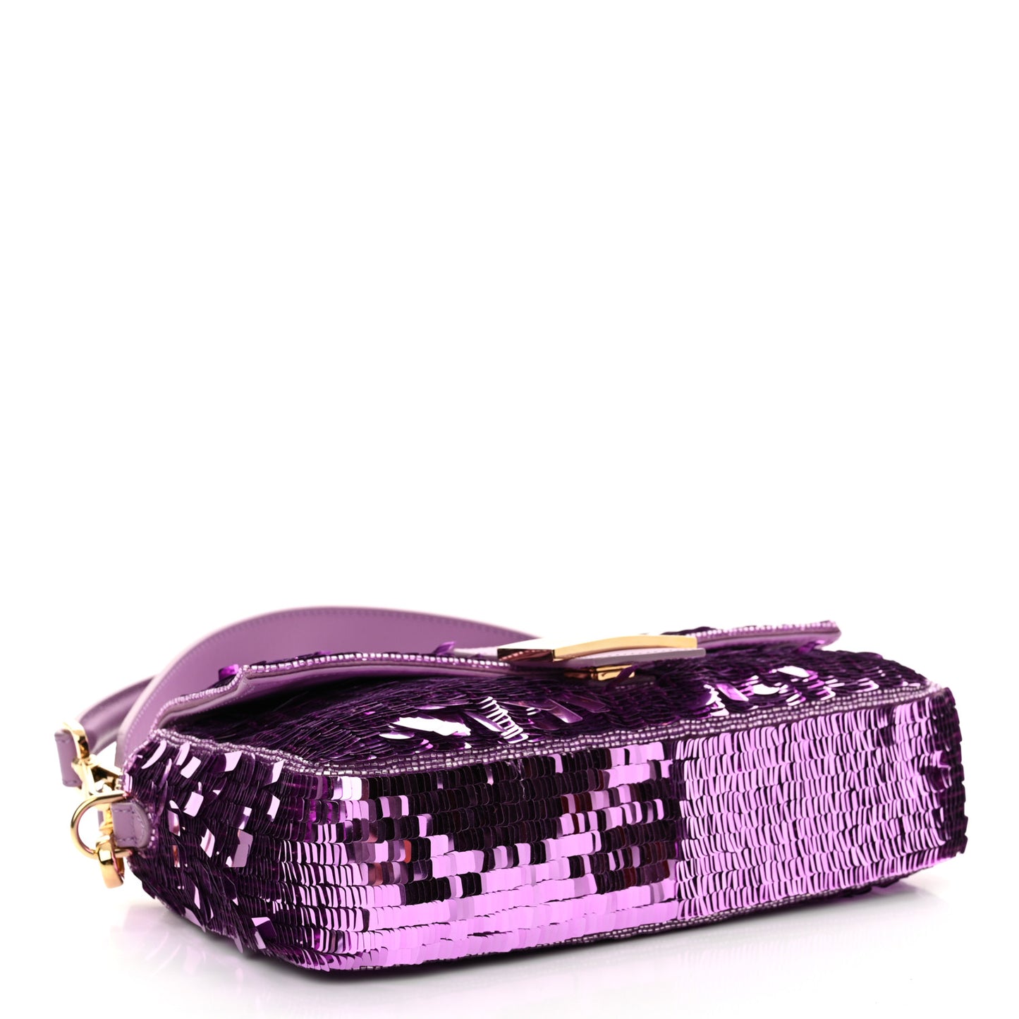 Sequin Paillettes Shiny Nappa Sex and the City Baguette Agapanto
