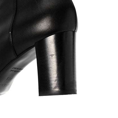 Hermes Calfskin Saint Germain Ankle Boots 38.5 Black 14 of 17