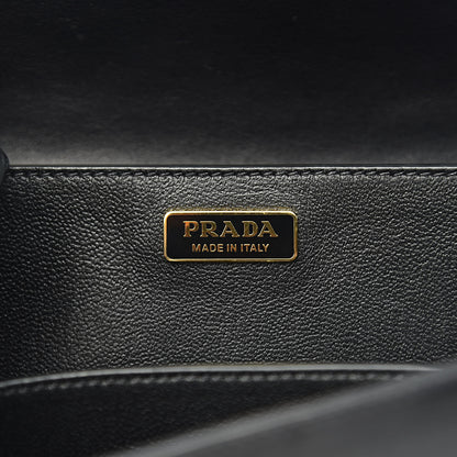 Prada City Calf Saffiano Cahier Bag Black 6 of 9
