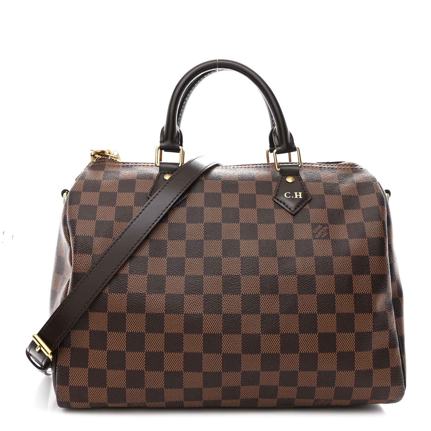 Louis Vuitton Damier Ebene Speedy Bandouliere 30 1 of 11