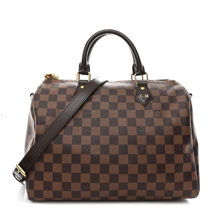 Louis Vuitton Damier Ebene Speedy Bandouliere 30 1 of 11