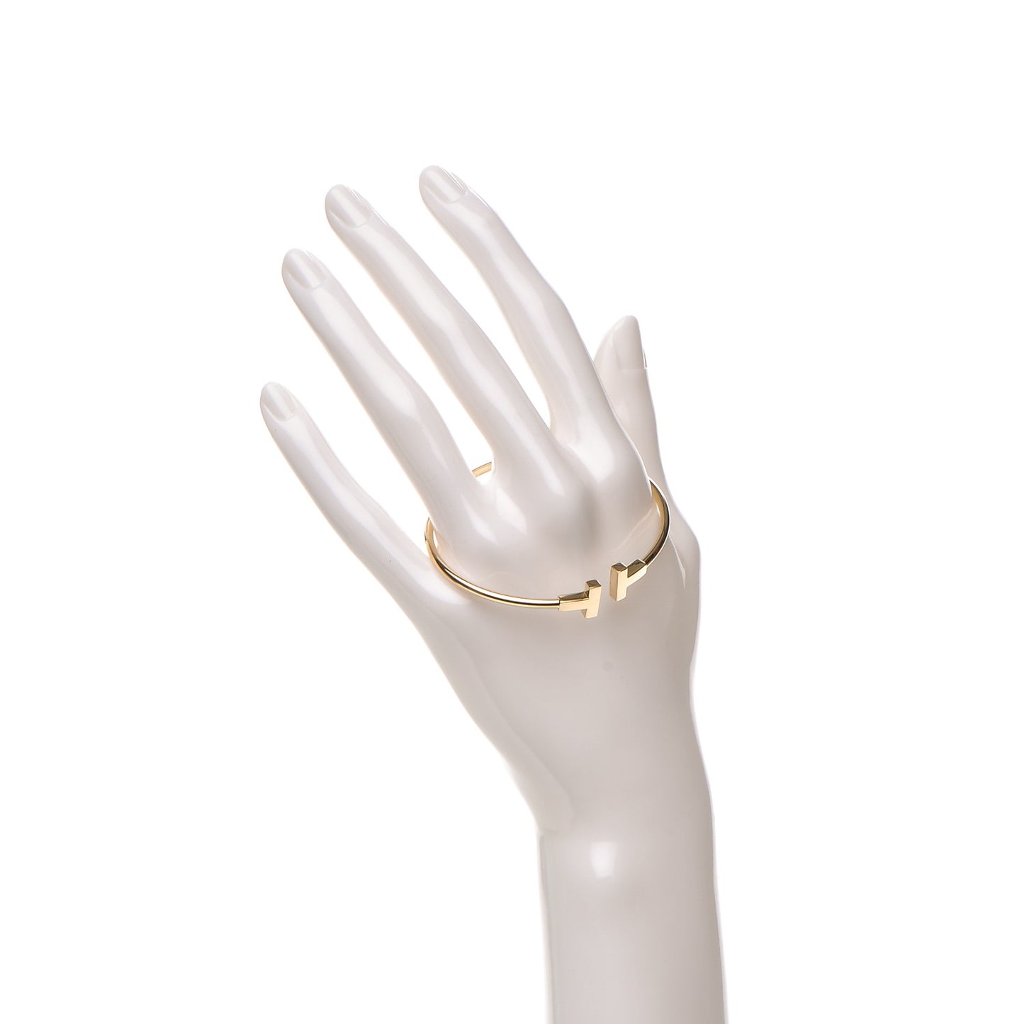 18K Yellow Gold T Wire Bracelet