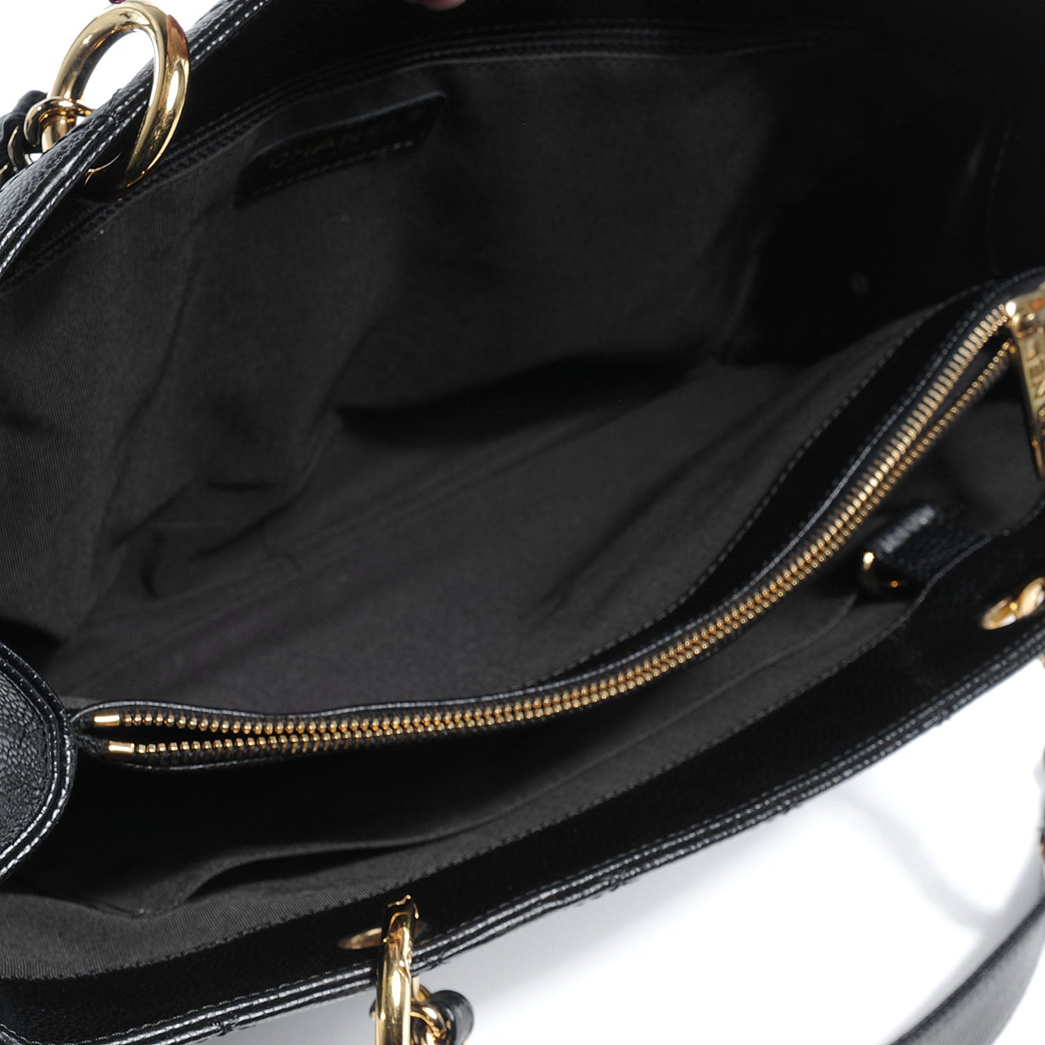 Chanel Caviar Grand Shopping Tote GST Black 5 of 7