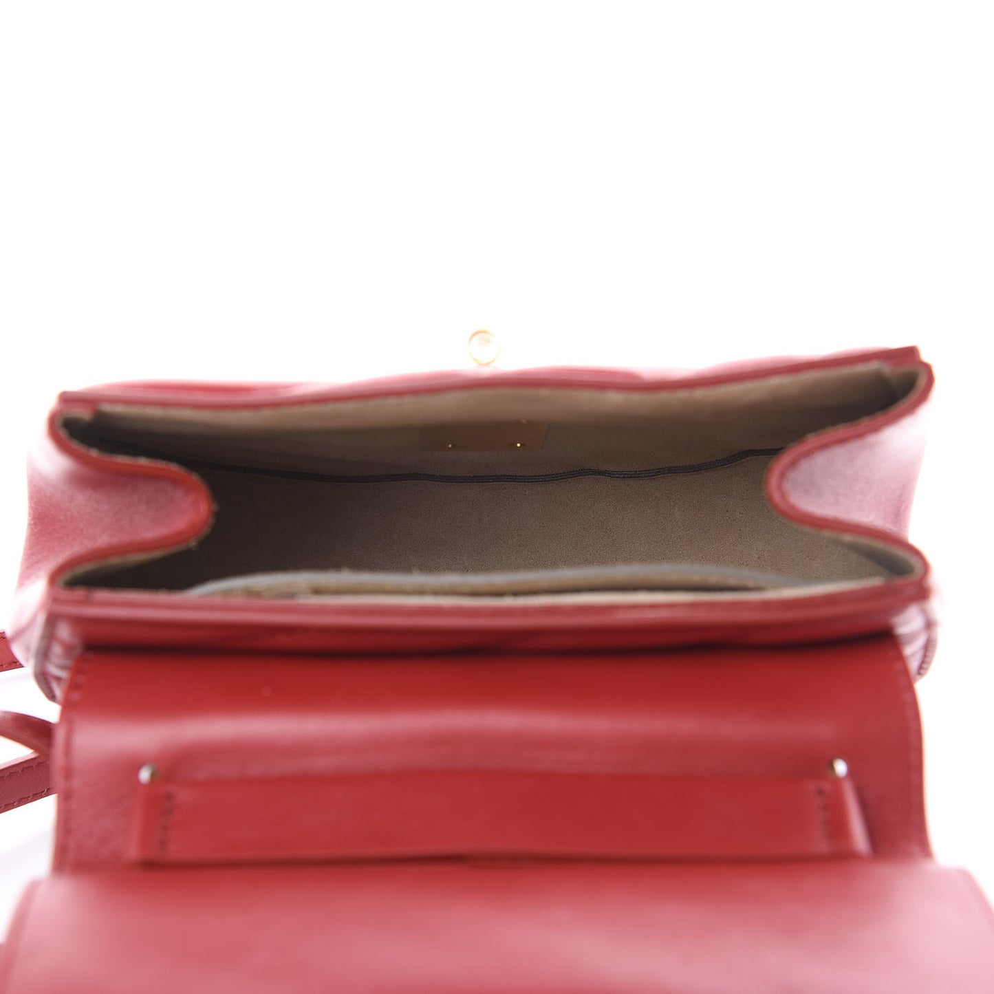 Calfskin Quilted Mini Drew Bijou Shoulder Bag Dahlia Red