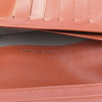 Chanel Caviar Timeless CC Yen Wallet Orange 7 of 13