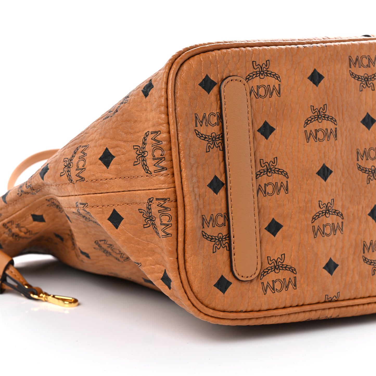 Visetos Medium Liz Reversible Shopper Tote Cognac