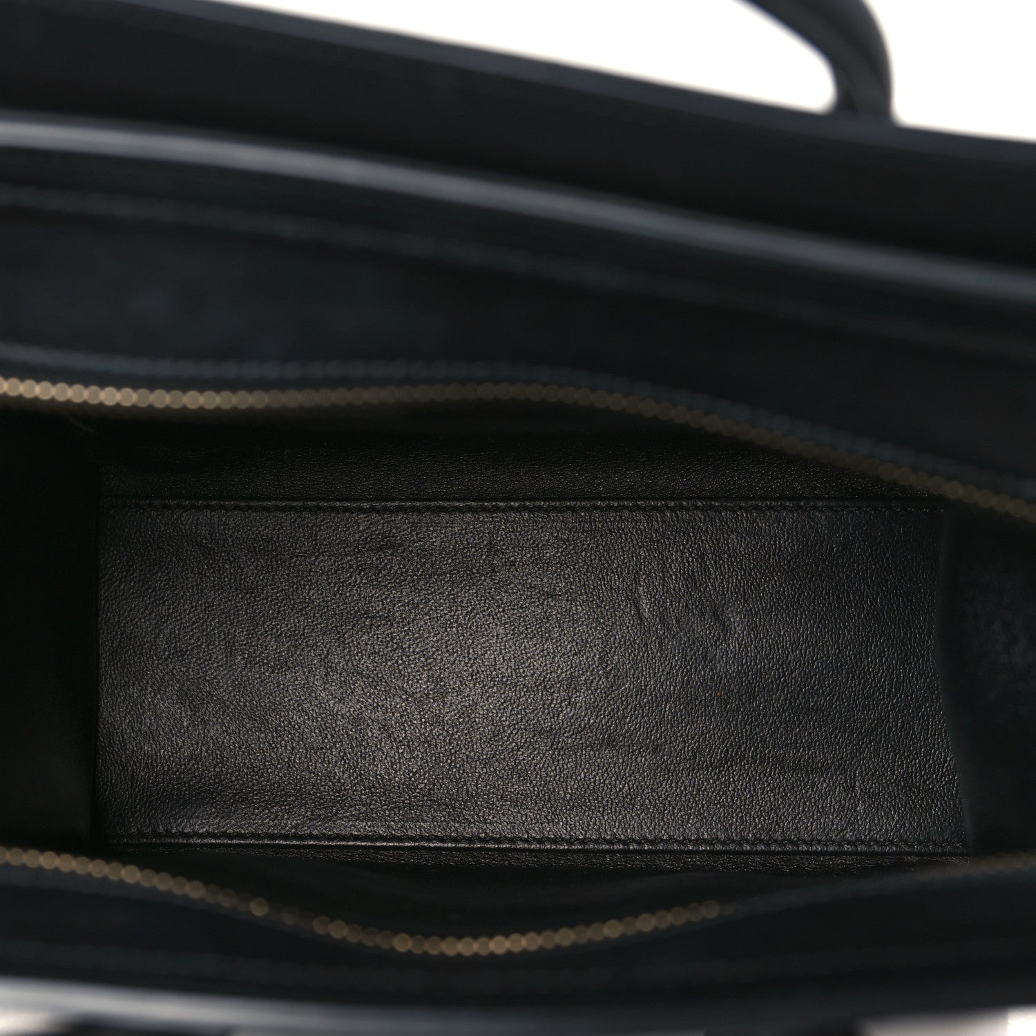 Celine Smooth Calfskin Nano Luggage Black 5 of 8