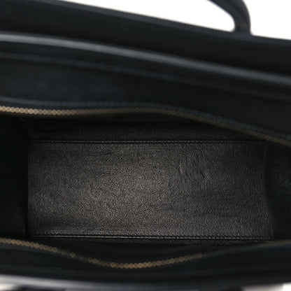 Celine Smooth Calfskin Nano Luggage Black 5 of 8