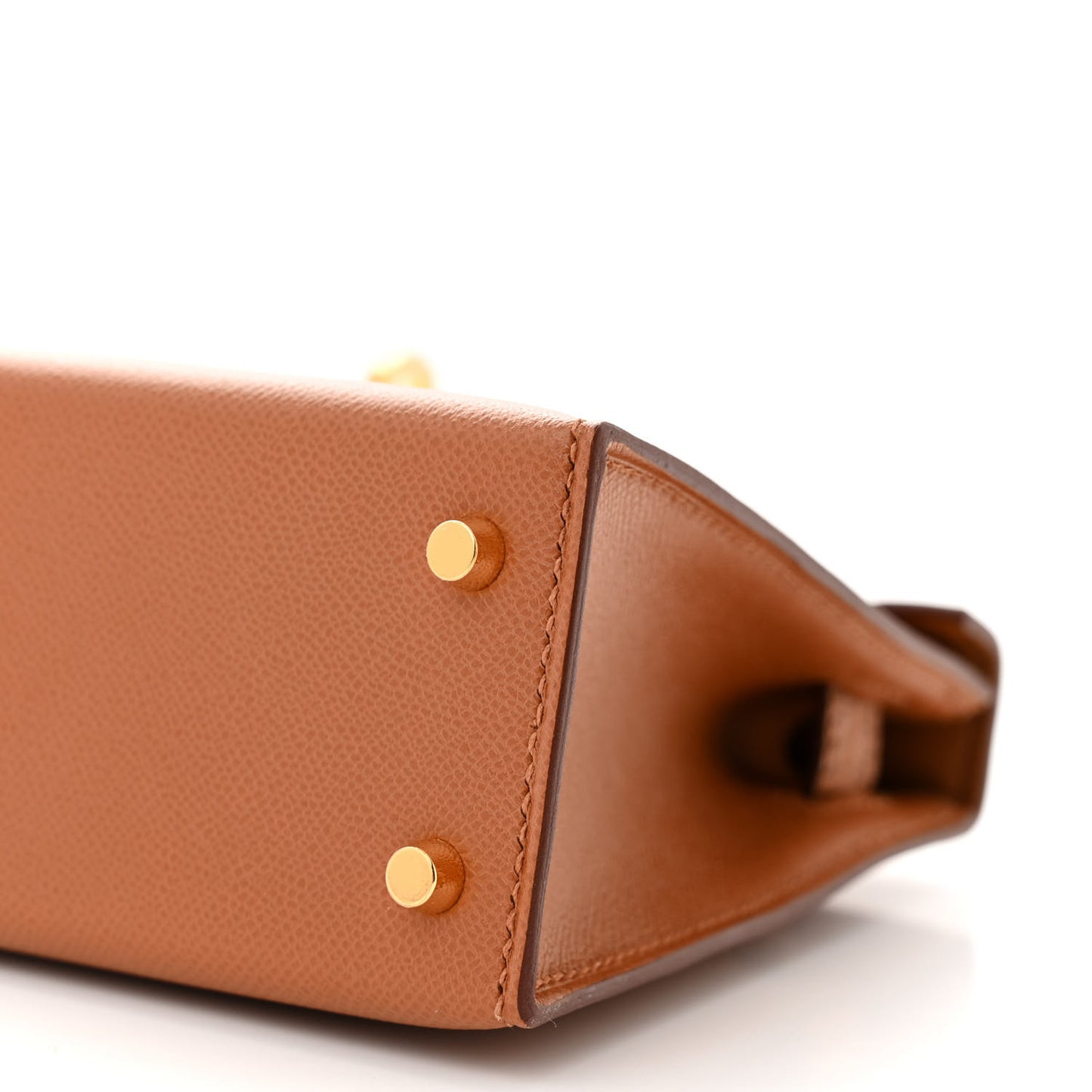 Madame Calfskin Matte Alligator Mini Kelly Sellier Touch 20 Gold