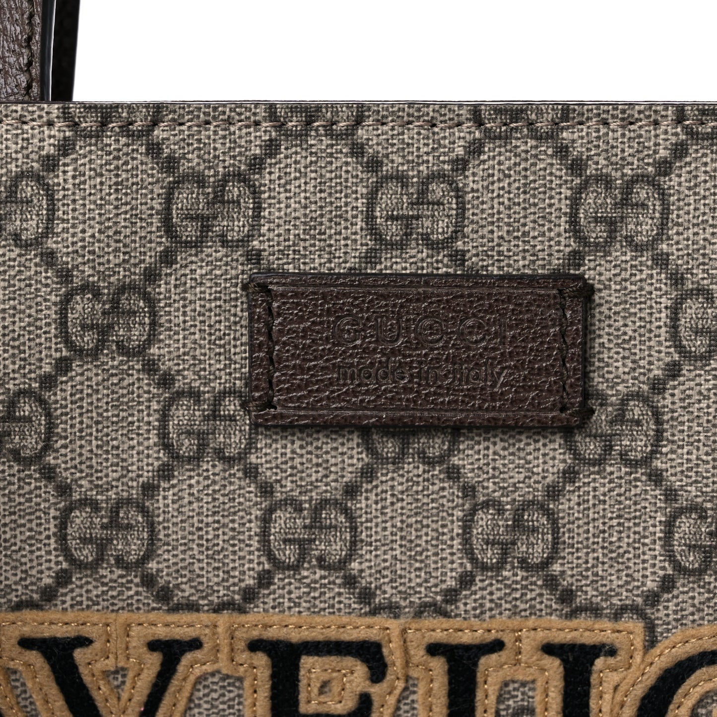 GG Supreme Monogram L'Aveugle Par Amour Print Vertical Tote