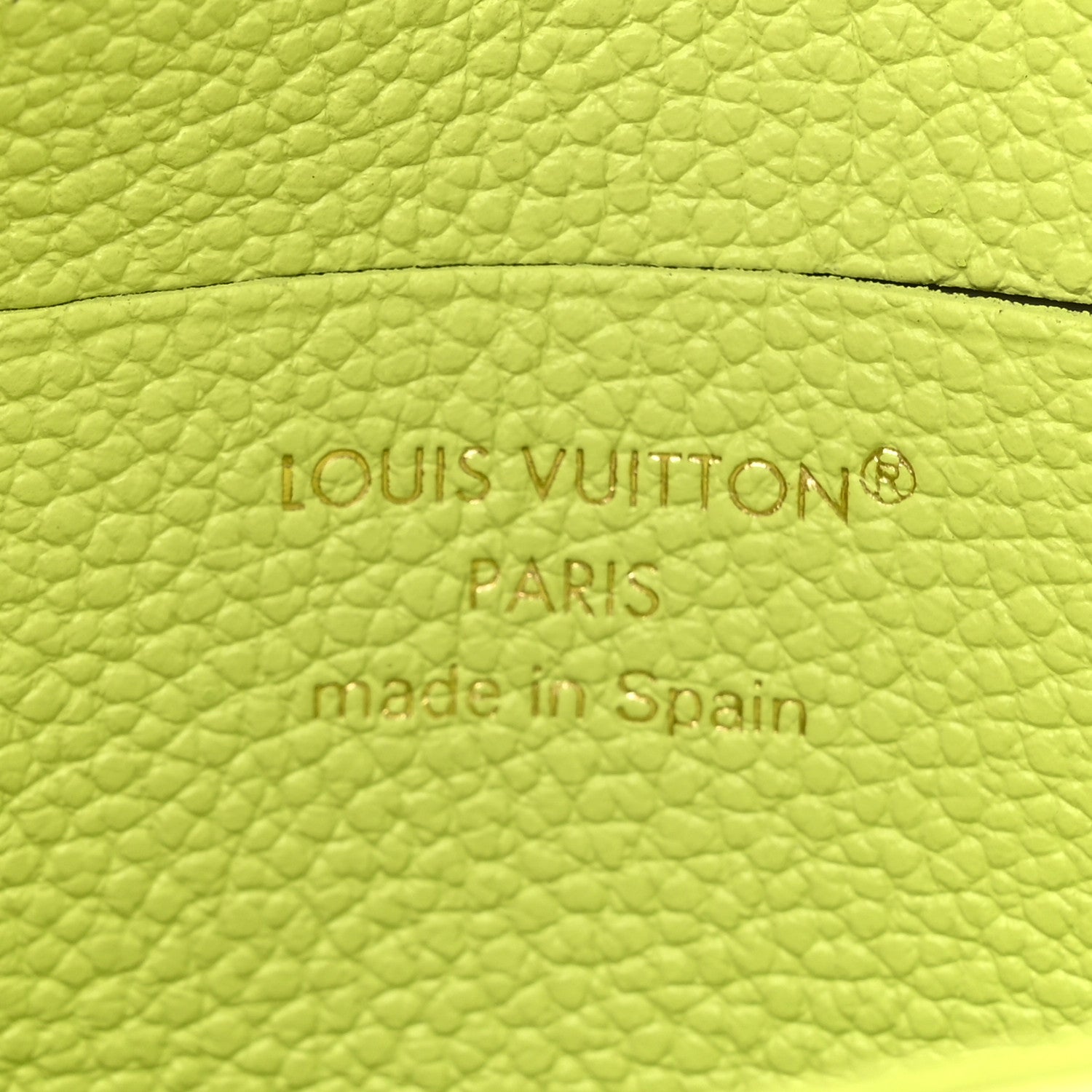 Louis Vuitton Empreinte Rosalie Coin Purse Zesty Lime 6 of 7
