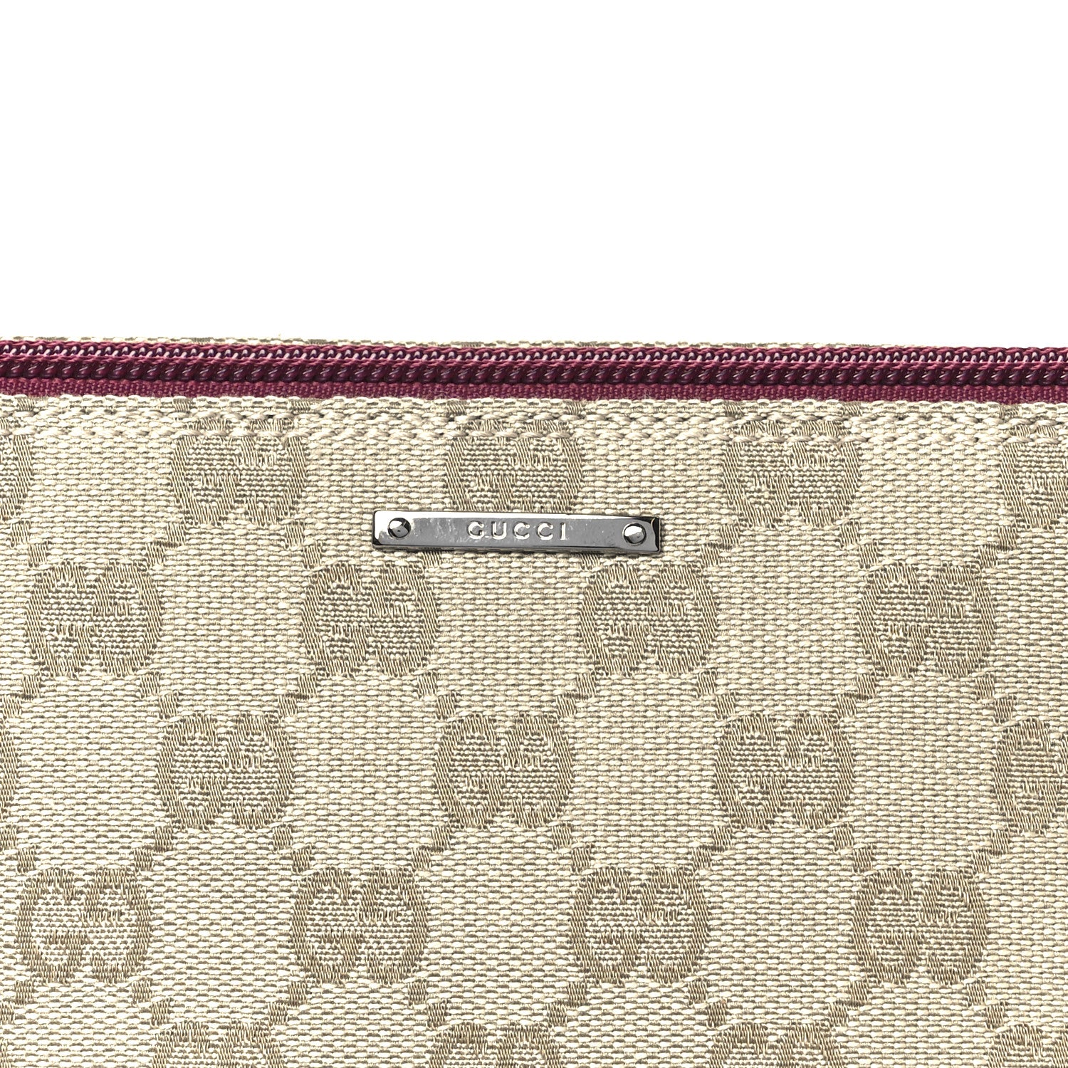 Gucci Monogram Boat Pochette Dark Pink 9 of 11