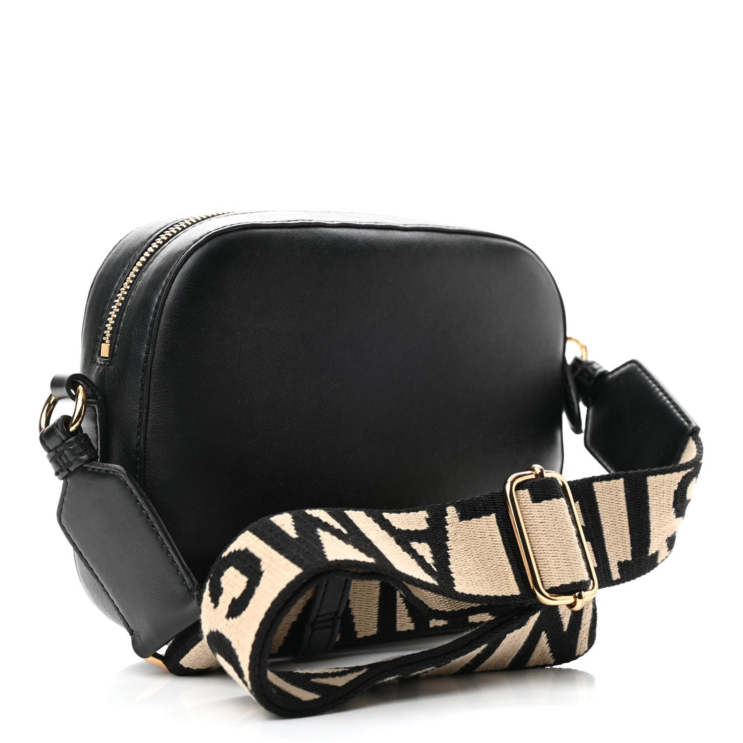 Stella McCartney Eco Alter Nappa Perforated Logo Mini Bag Black 3 of 12