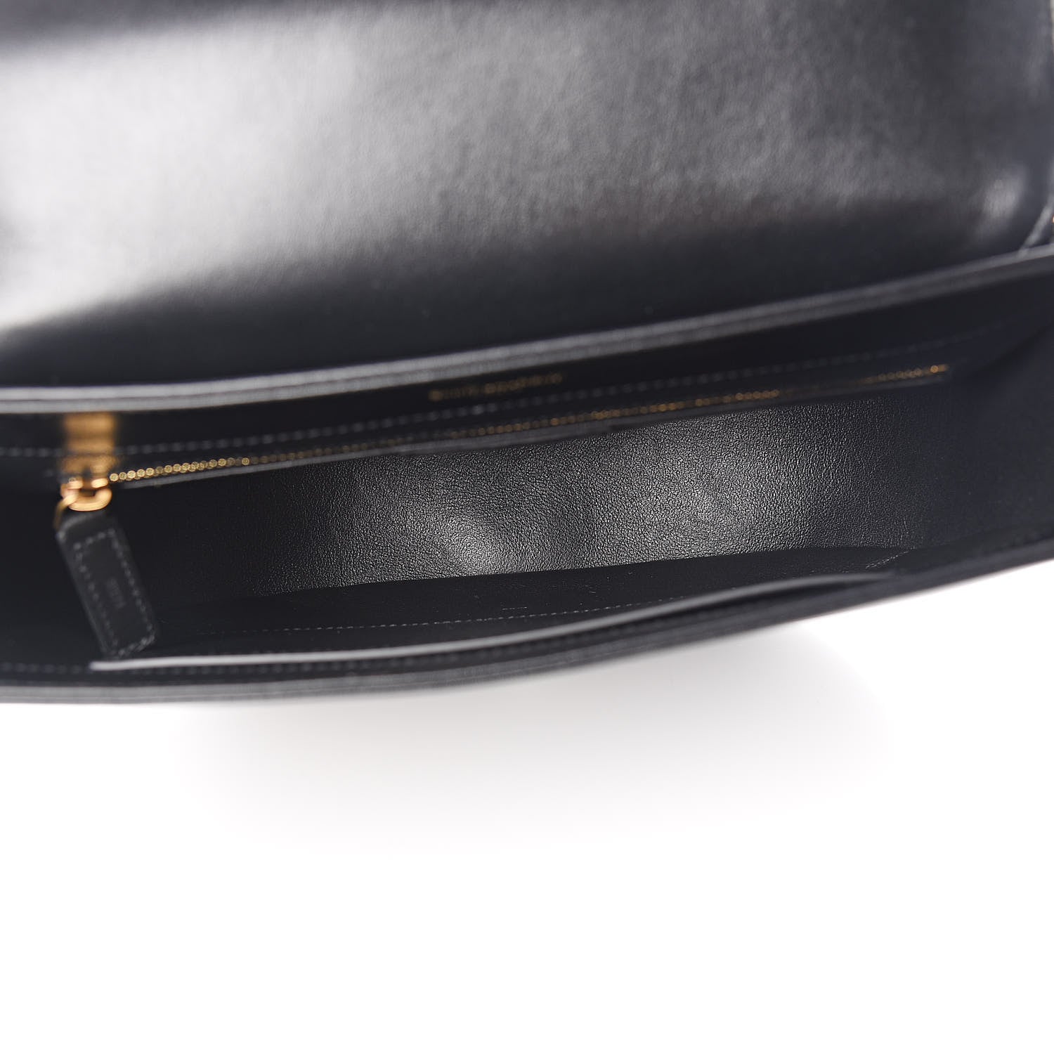 Saint Laurent Calfskin Quilted Y Joan Satchel Black 5 of 10